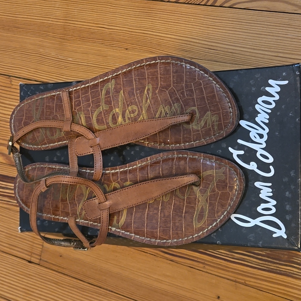Sam Edelman Brown Gigi Thong Sandal 8M